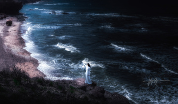 白夜女郎与大海