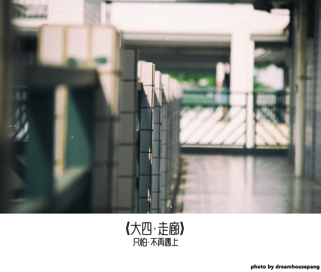 大学四年要走过九万六千三百多次这条走廊，忽然有一些不舍得