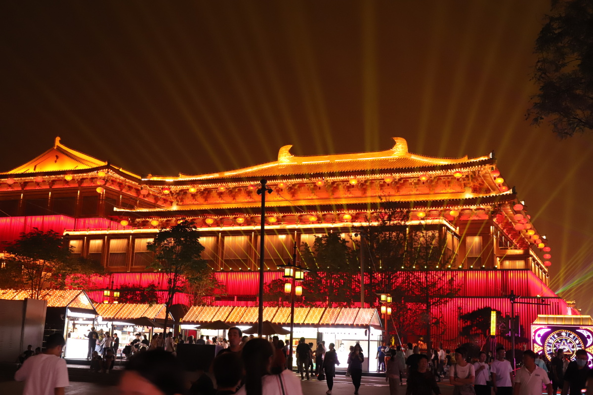 梦回大唐盛世重现打卡网红地大唐不夜城很震撼来西安一定要来感受一下