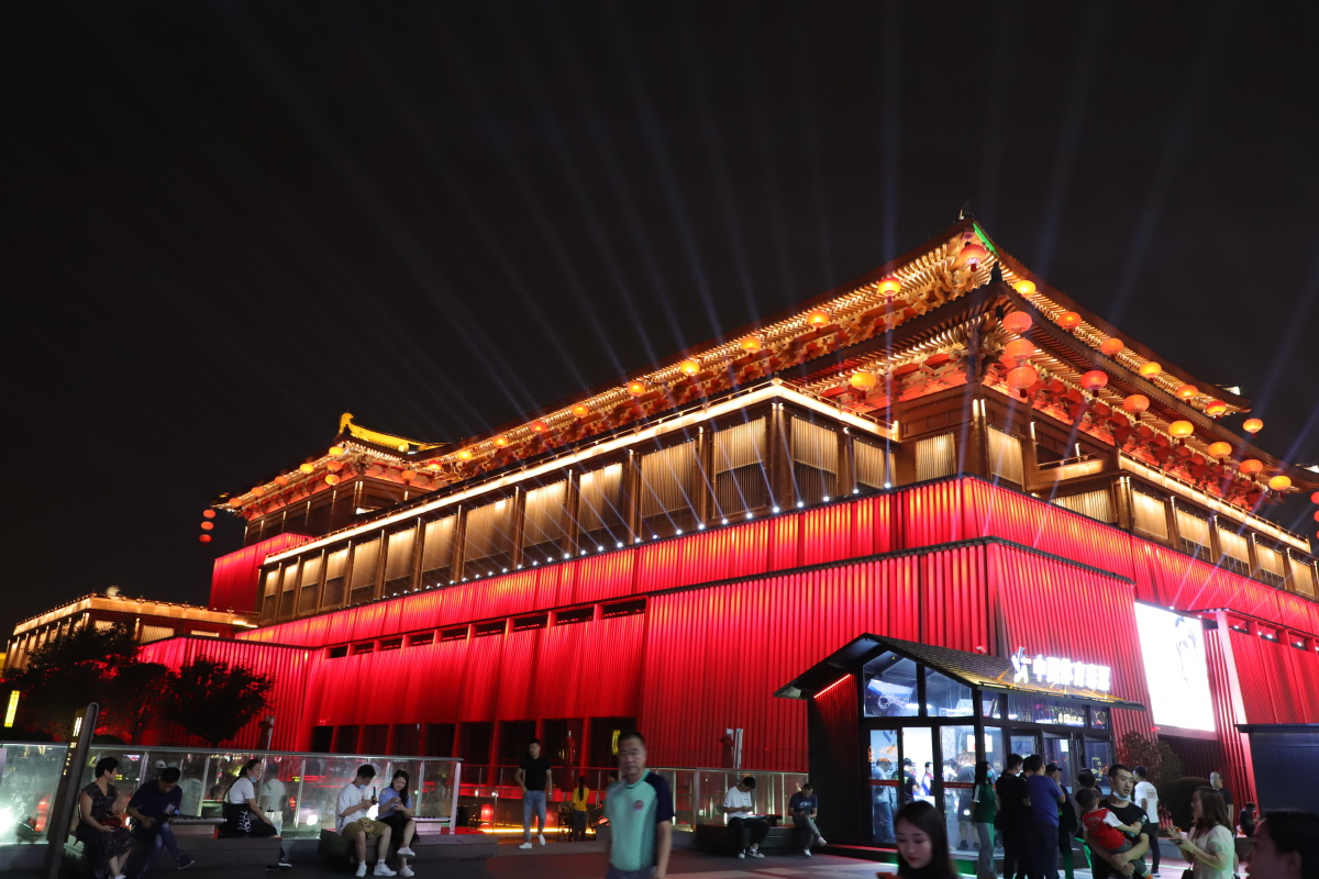 梦回大唐盛世重现打卡网红地大唐不夜城很震撼来西安一定要来感受一下