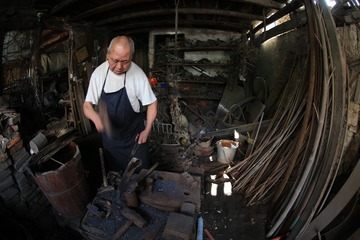 将乐南门街百年老店——廖记打铁店4---陈世亮摄影.JPG