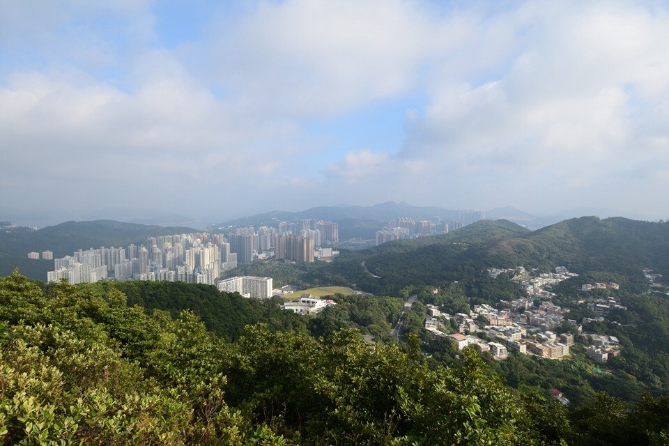 大上托俯瞰馬游塘及將軍澳一帶