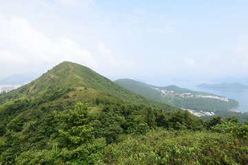 DSC_0036 上釣魚翁山途中回望下洋山及廟仔墩一帶