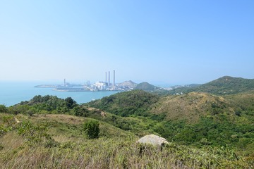 DSC_0143 左邊的南丫島發電站