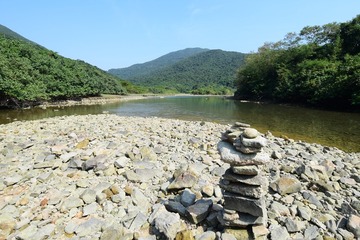 DSC_0115 大潭篤水塘壩底望大潭篤濕地