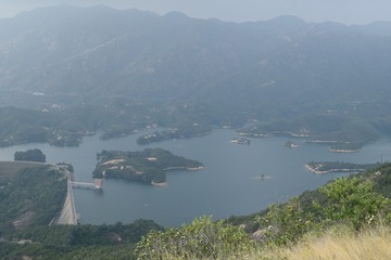 DSC_0126 桃坑峒南峰俯瞰大欖涌水塘
