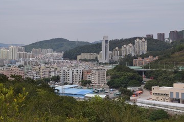 DSC_0223 遙望深圳黃貝嶺、蓮塘一帶