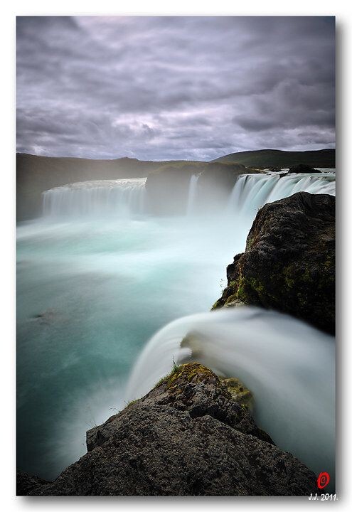 Godafoss<br />
冰岛Godafoss瀑布