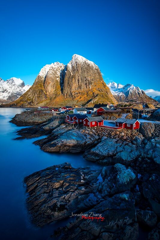 Lofoten上的渔村Hamnoy，我们这次在这里住了四晚