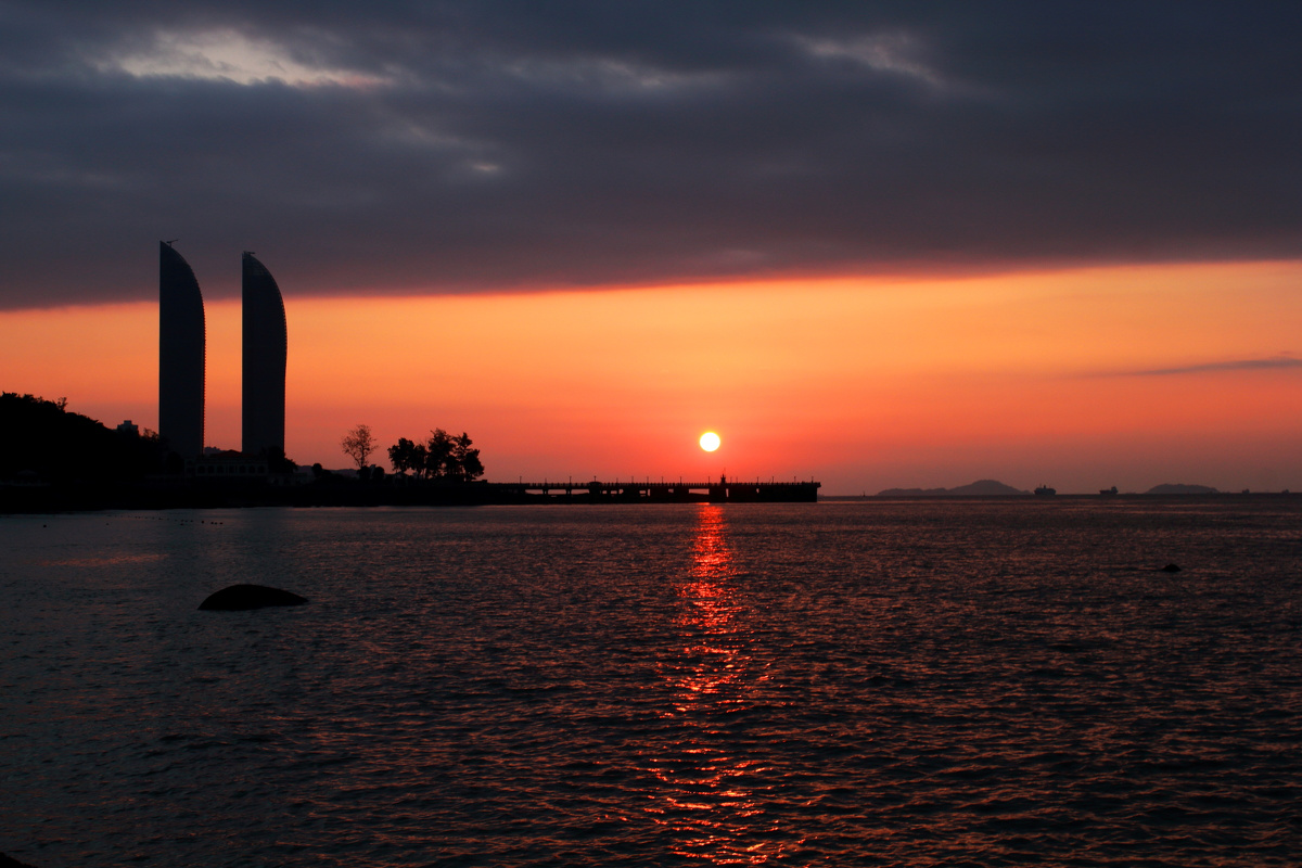 鼓浪屿日出印象