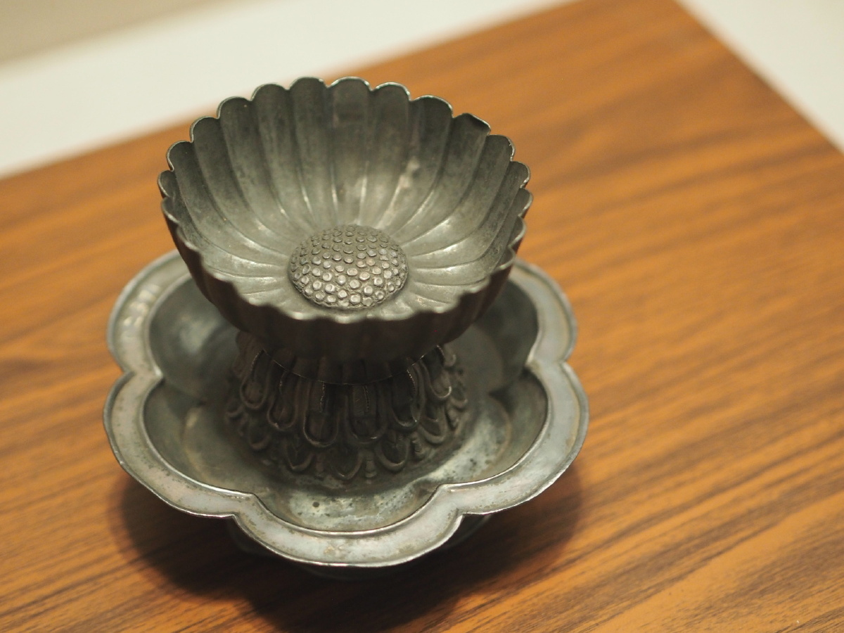 [南宋] 莲花式银盏托 浙江省博物馆藏
