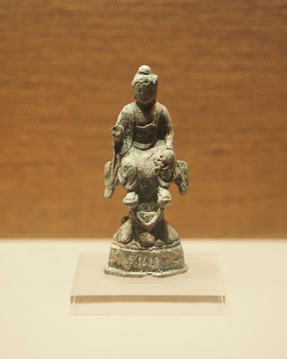 唐铜弥勒佛像首都博物馆藏