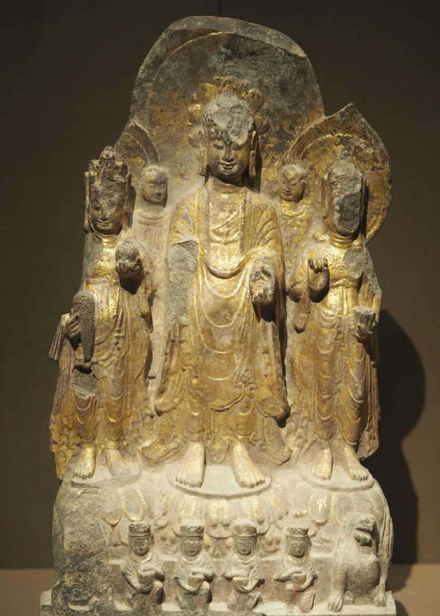 南朝背屏式佛造像成都博物馆藏