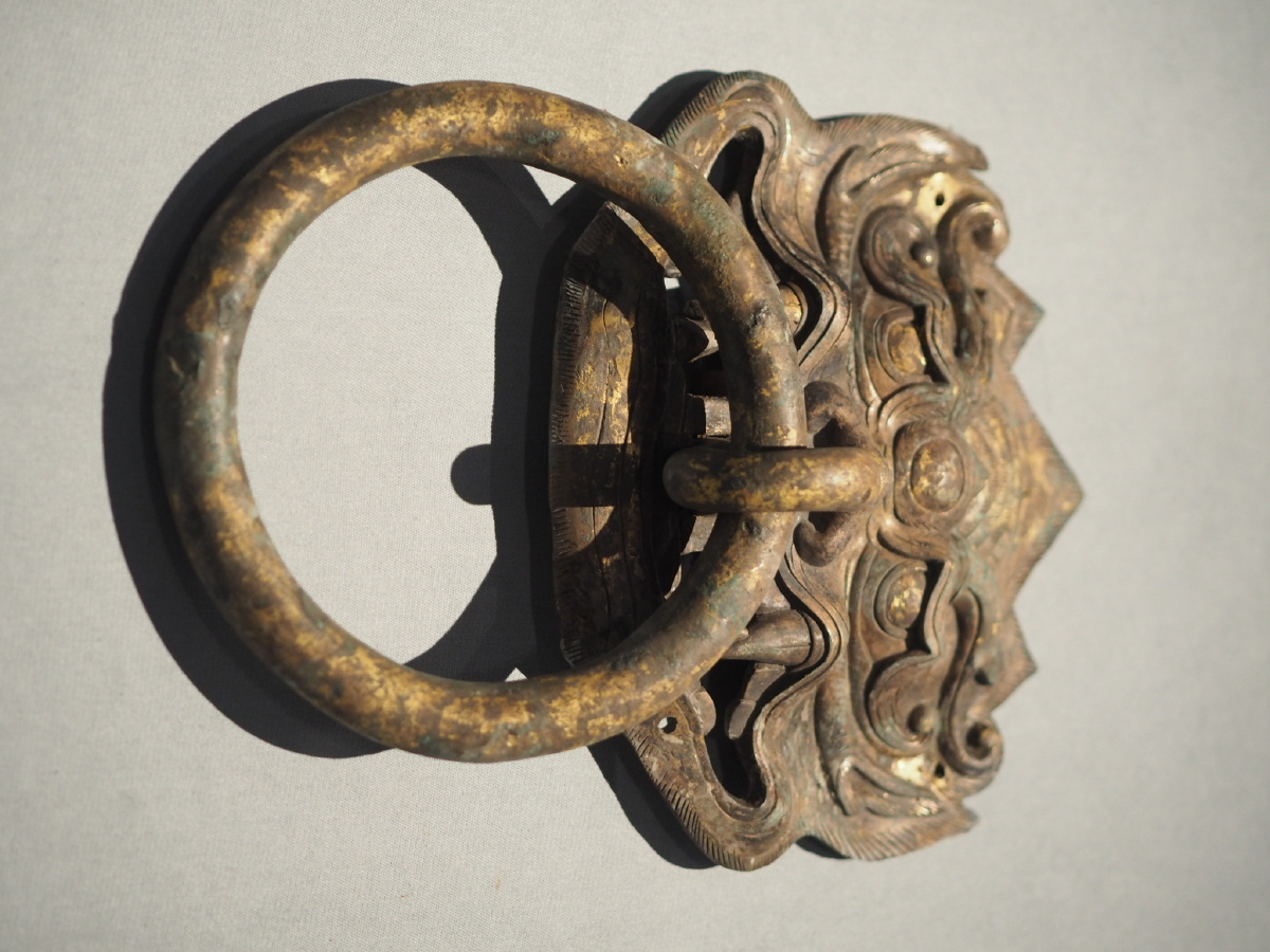 [隋] 鎏金铜铺首 扬州市文物考古研究所藏 - zs412 - 图虫