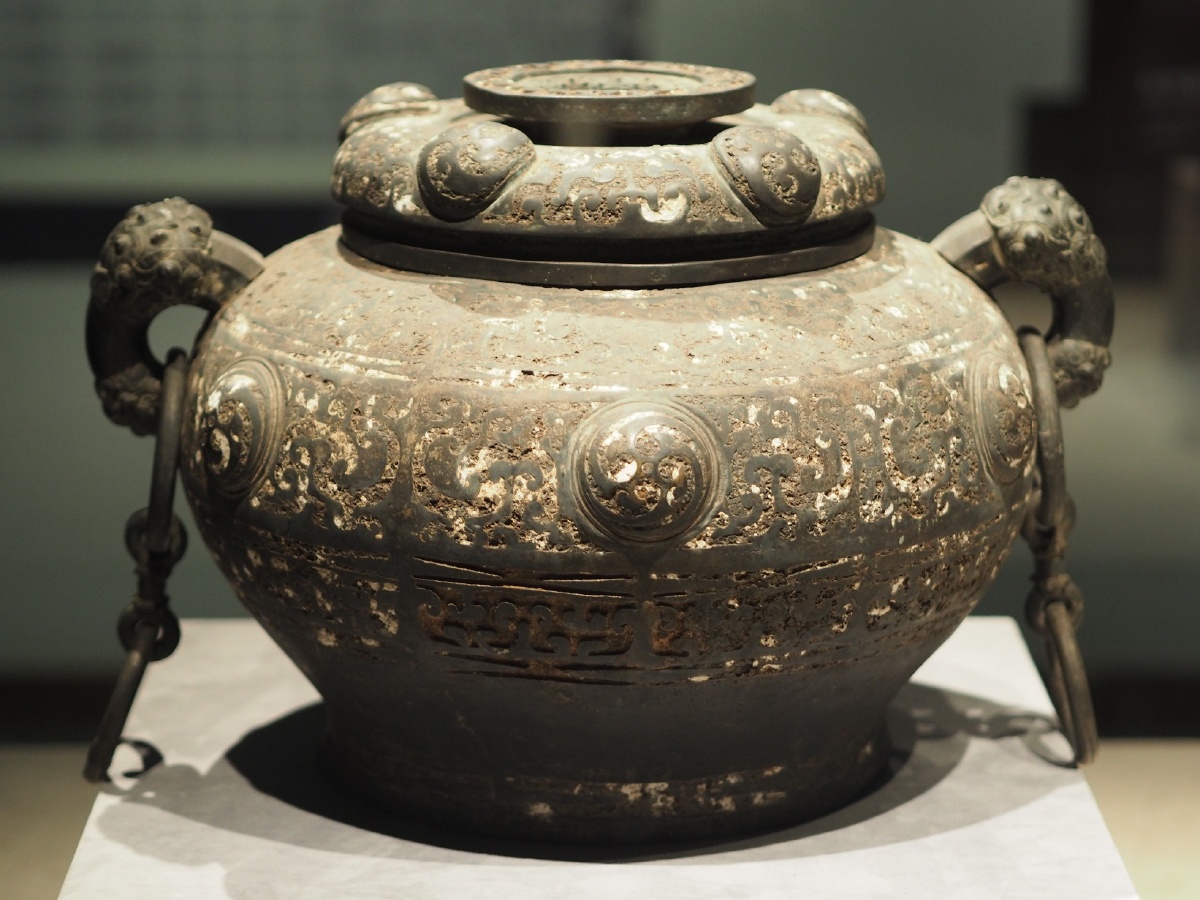 [战国] 铜盥缶 湖北省博物馆藏·曾侯乙墓展