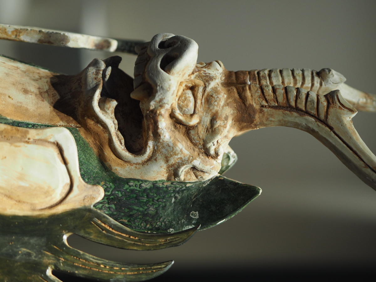 唐三彩镇墓兽江西省博物馆藏