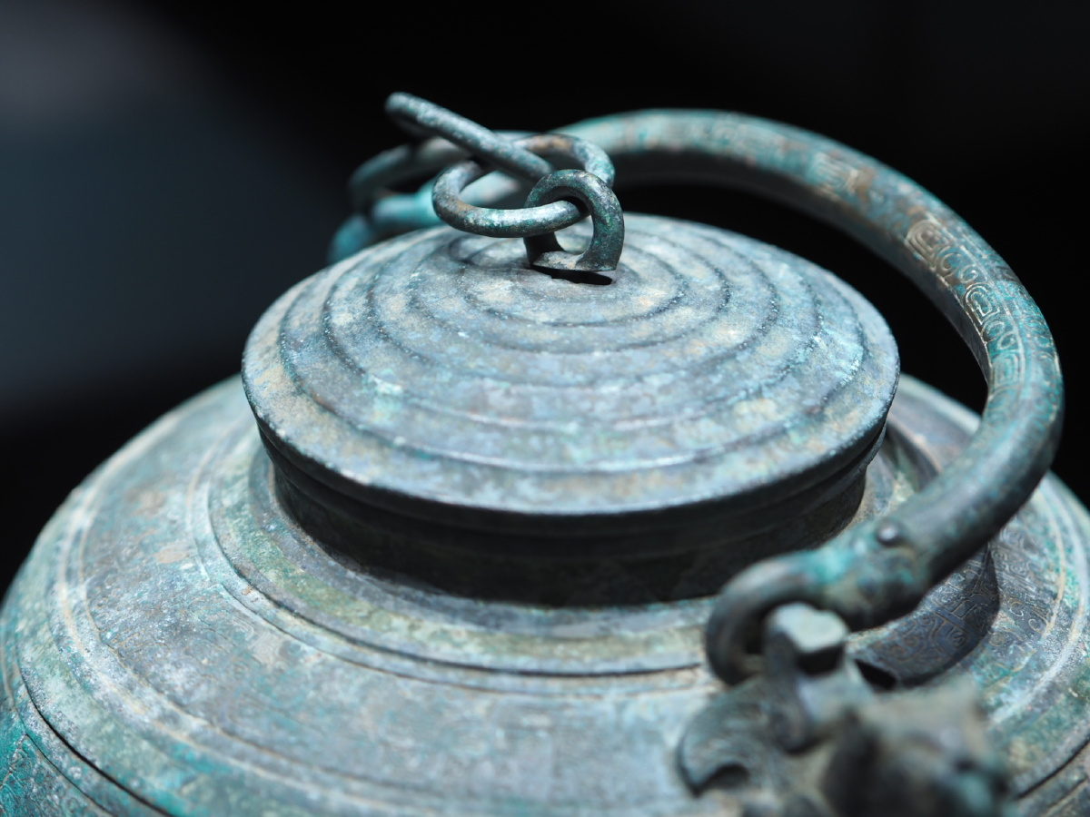 春秋蟠虺纹铜盉朝阳县博物馆藏