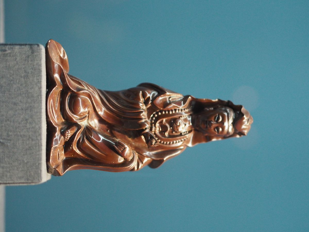 清德化窑紫砂釉观音坐像福建博物院藏