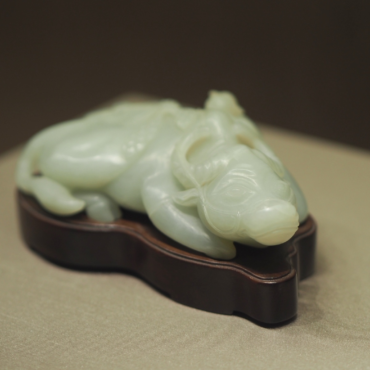 清白玉牧童骑牛摆件苏州博物馆藏