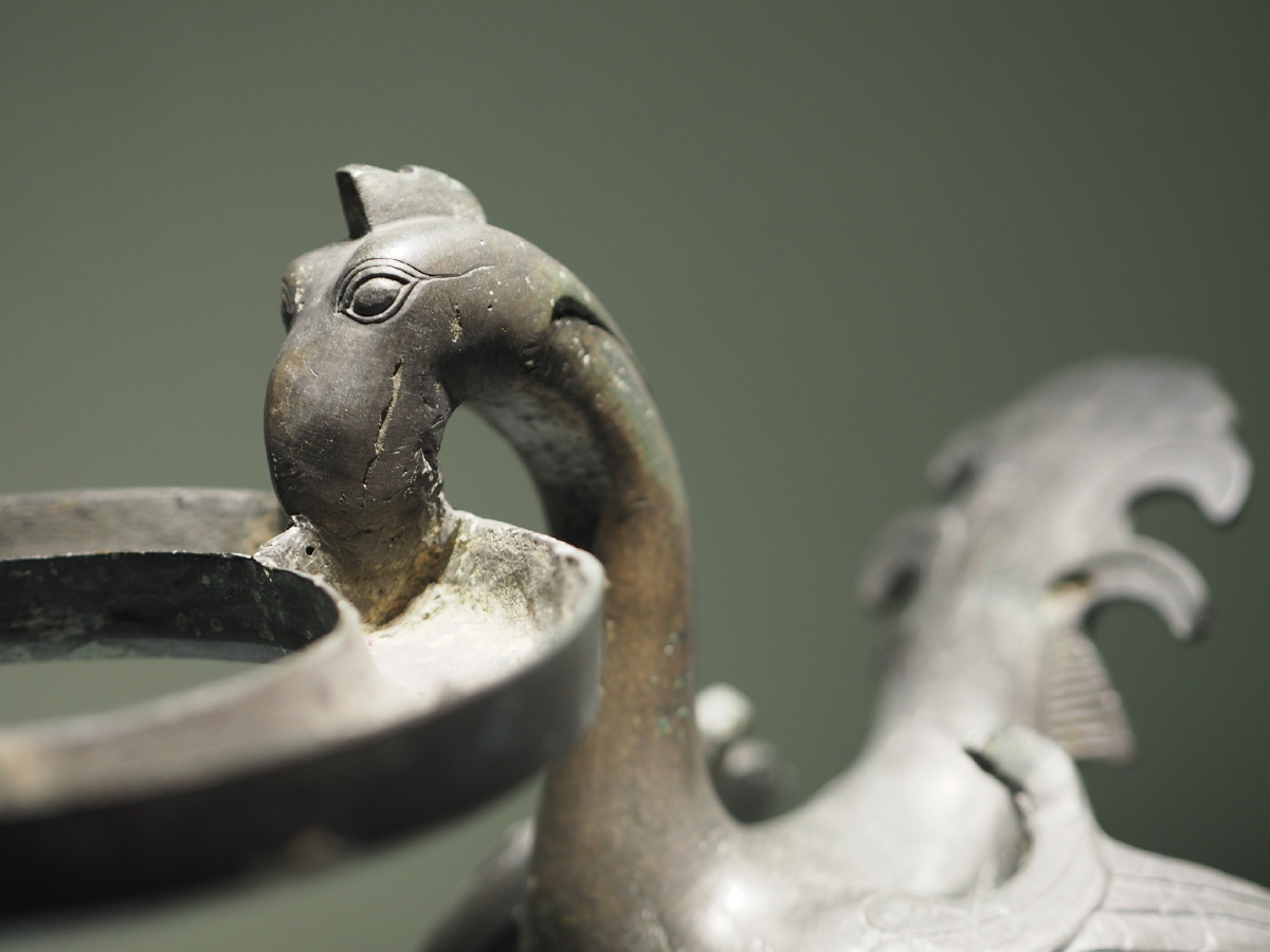 [西汉] 铜朱雀灯 河北博物院藏·满城汉墓展