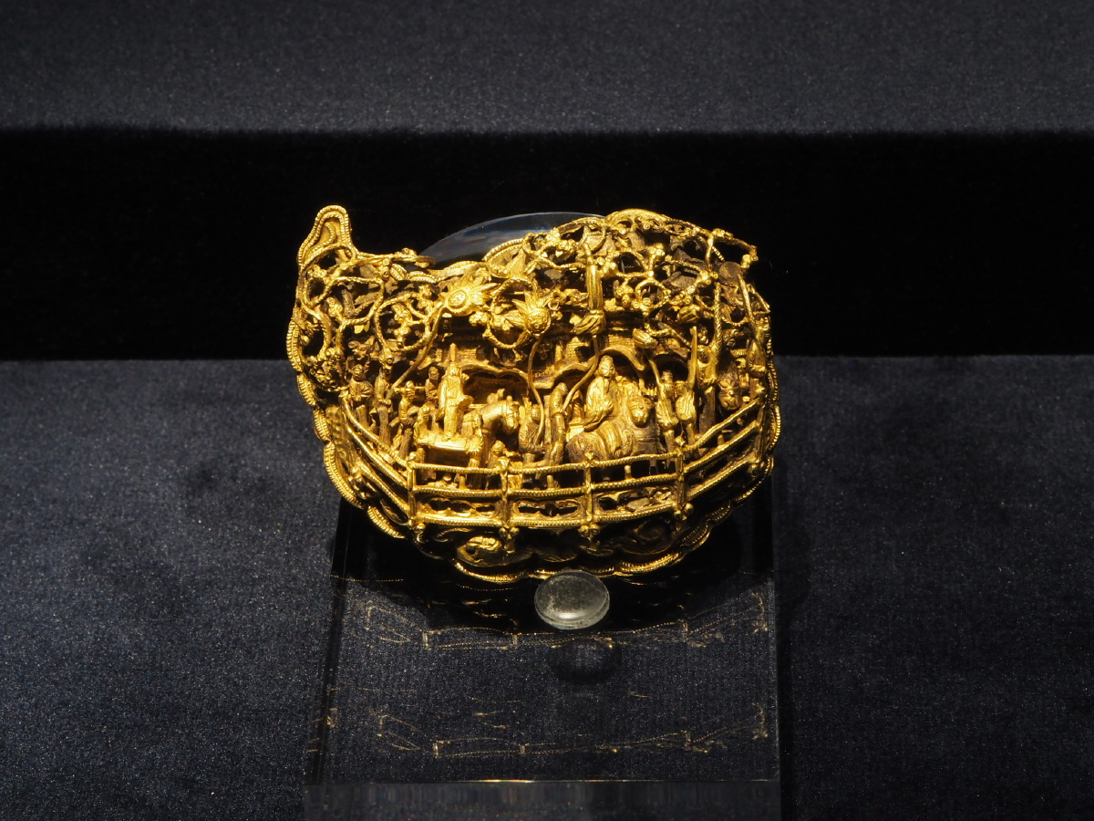 明金瀛洲学士图掩鬓四川省文物考古研究院藏