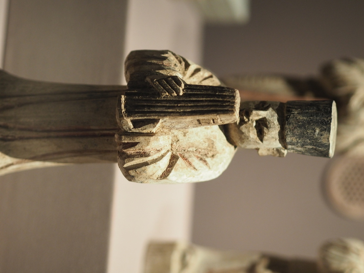 [明] 彩绘木击拍板俑 山东博物馆藏