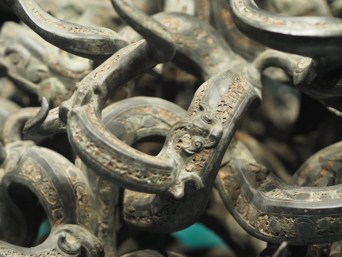 战国建鼓铜座湖北省博物馆藏曾侯乙墓展