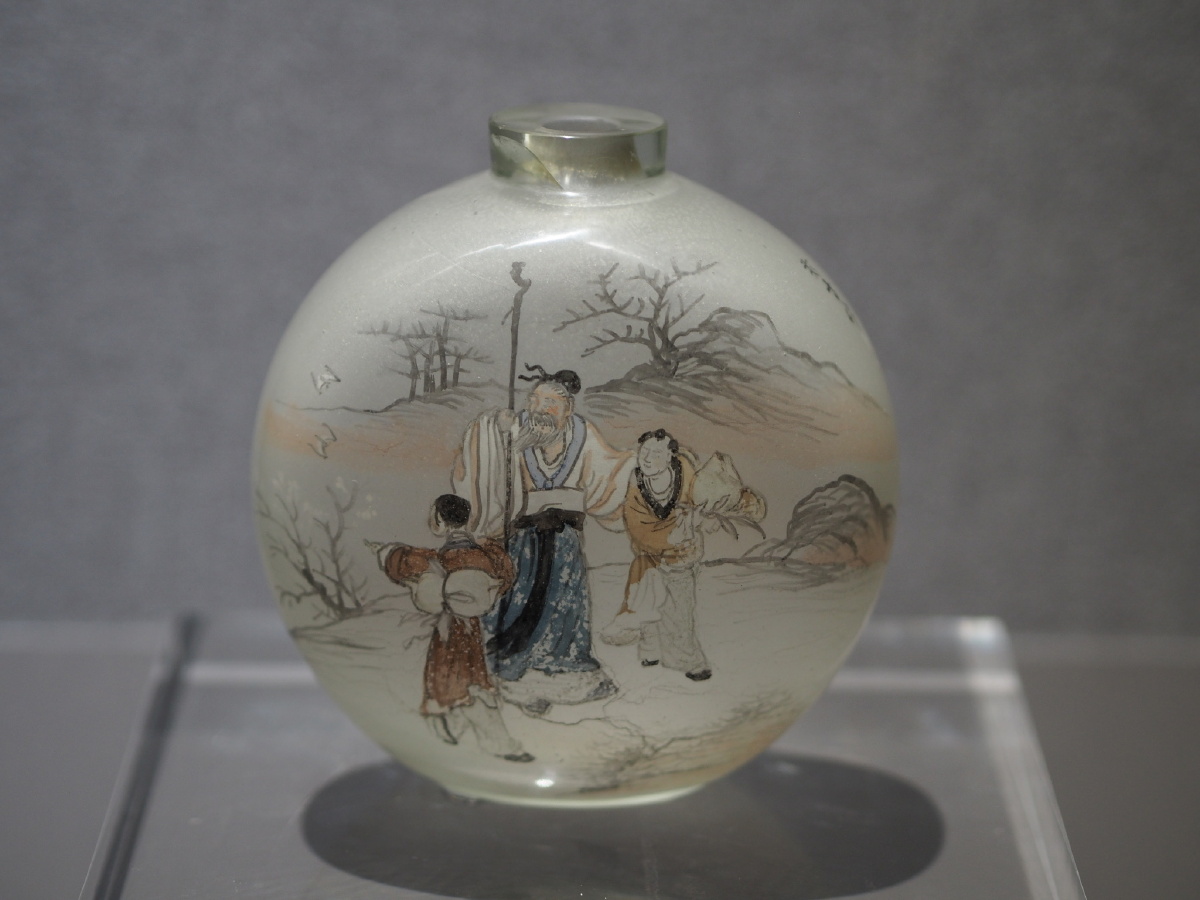 [民国] 琉璃内画壶 博山区颜山艺术博物馆藏