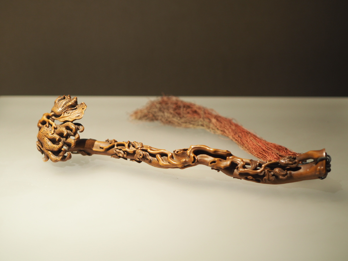 [清] 黄杨木雕佛手如意 沈阳故宫博物院藏