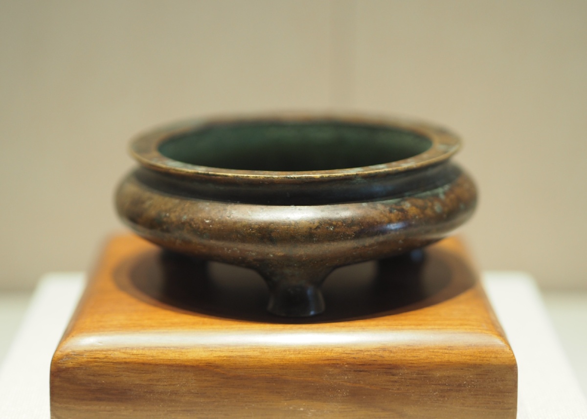 清大明宣德年制铜香炉深圳博物馆藏