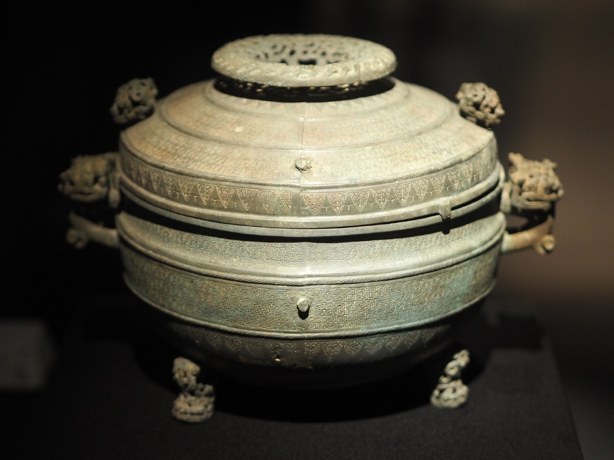 春秋战国铜盏成都博物馆藏