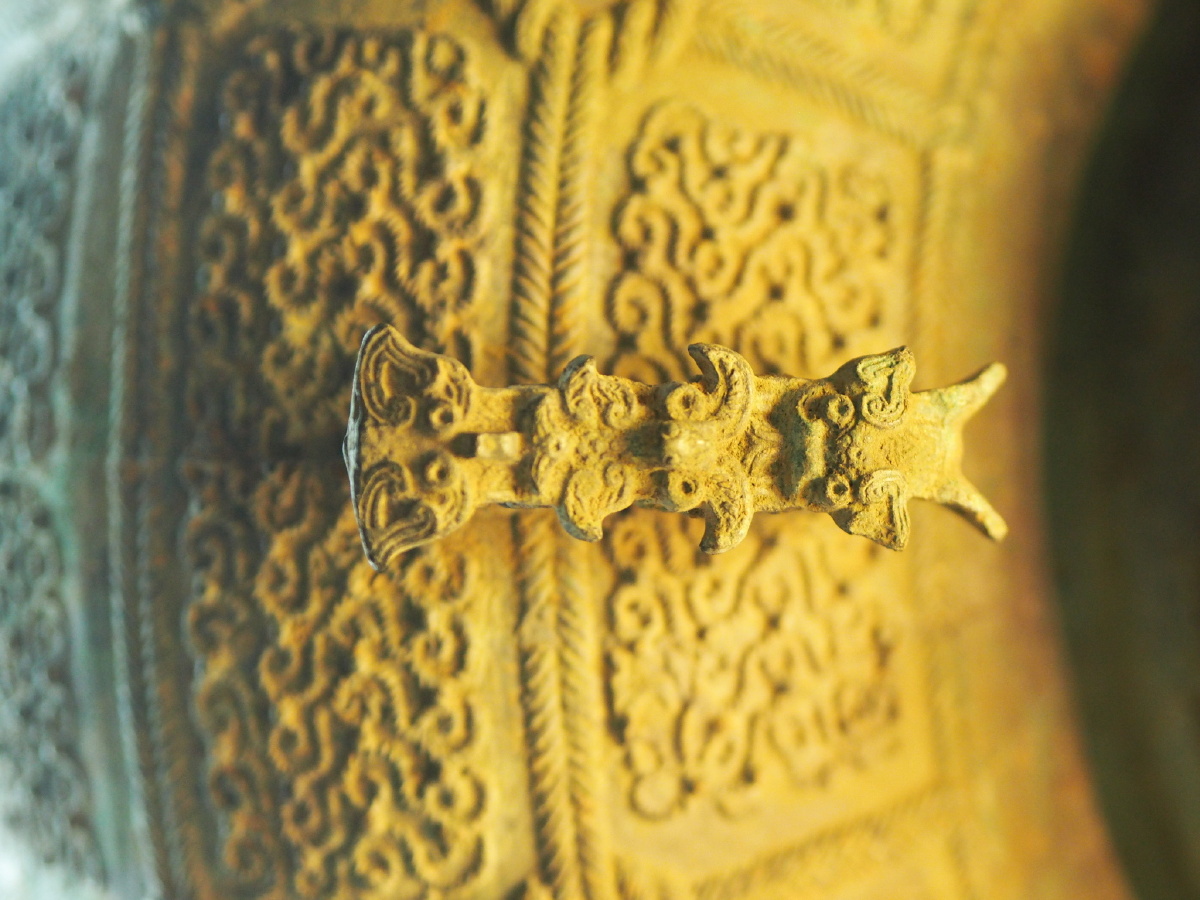 战国中山国蟠虺纹铜瓿河北博物院藏