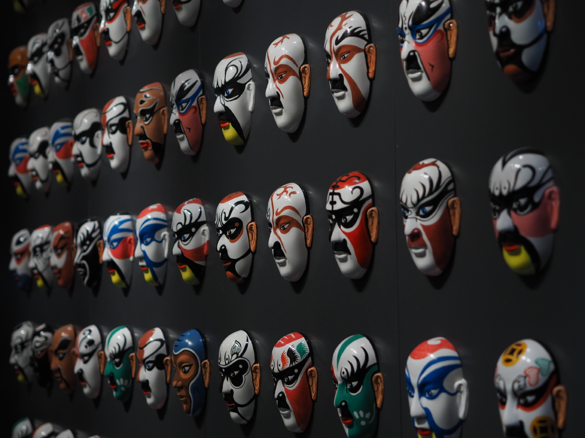 师公戏舞木脸戏面具