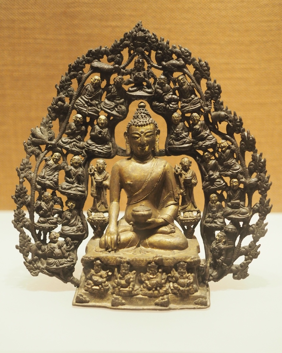 [明] 铜镀金释迦牟尼佛像 首都博物馆藏 - zs412 - 图虫