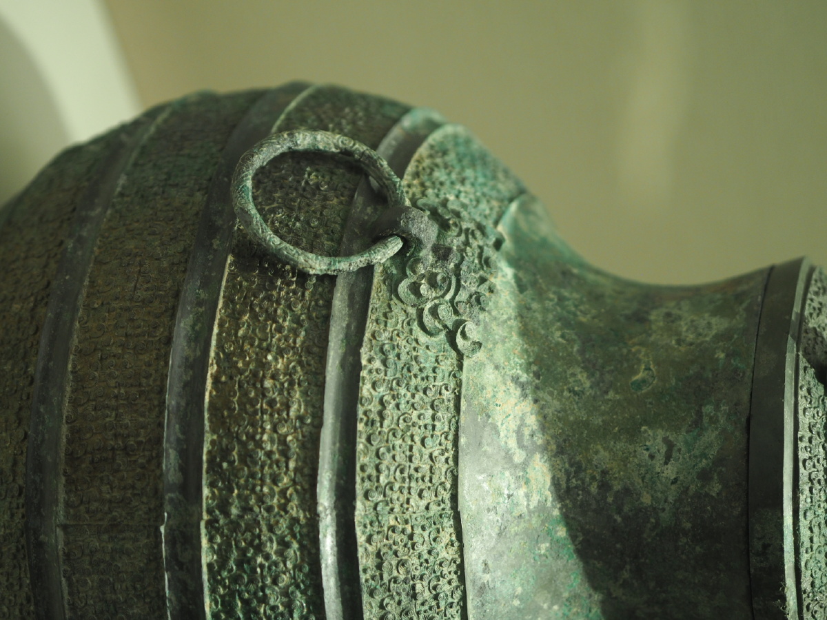 战国蟠虺纹铜盖壶葫芦岛市博物馆藏