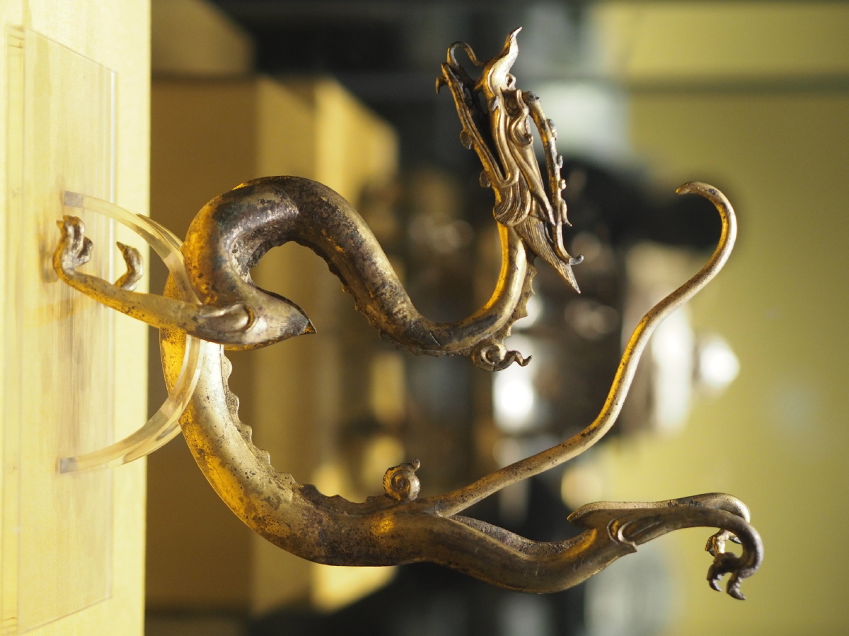 [唐] 鎏金铁芯铜龙 陕西历史博物馆藏