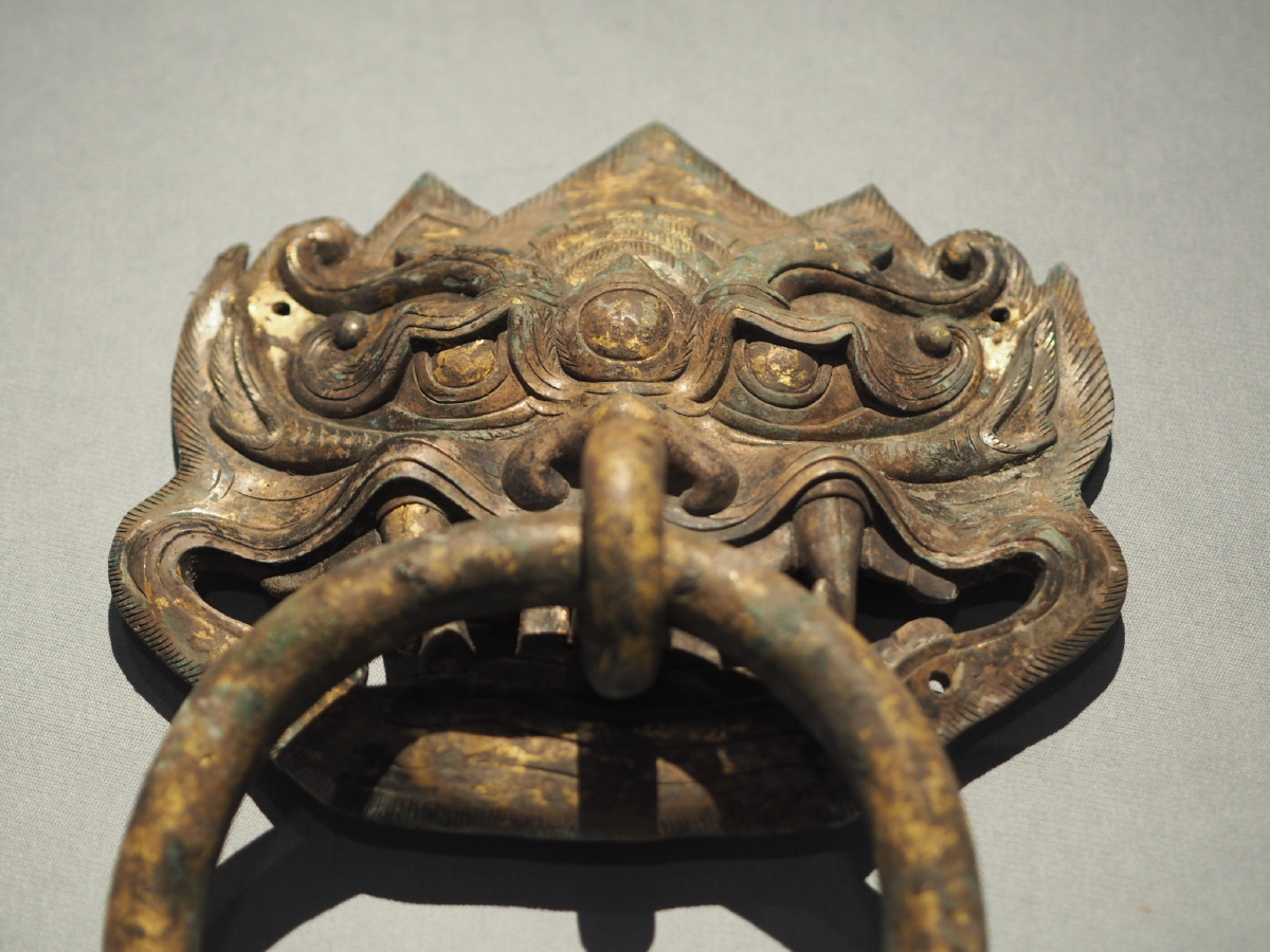 隋鎏金铜铺首扬州市文物考古研究所藏