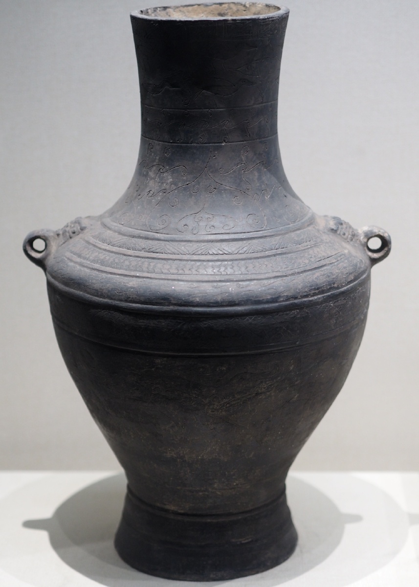 战国陶壶涿州博物馆藏