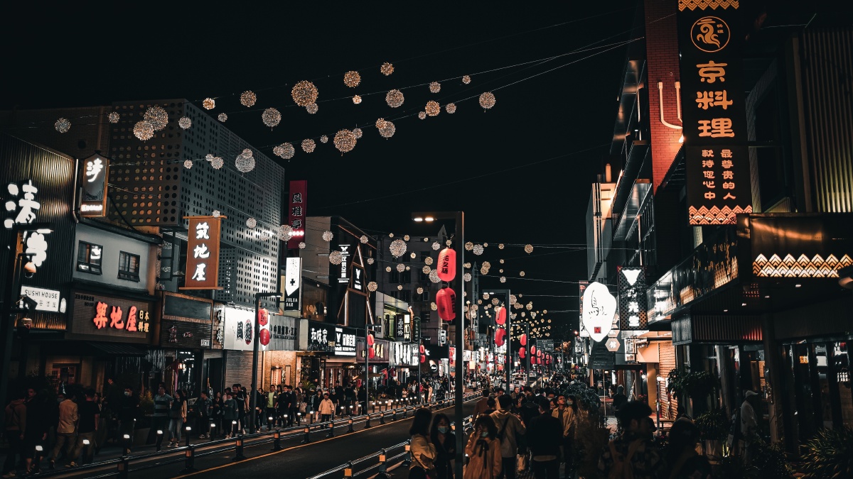 国庆中秋佳节逛苏州淮海街