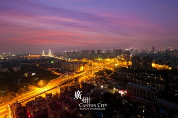 拍好海珠《紫色晚霞》谢惠强13662519313