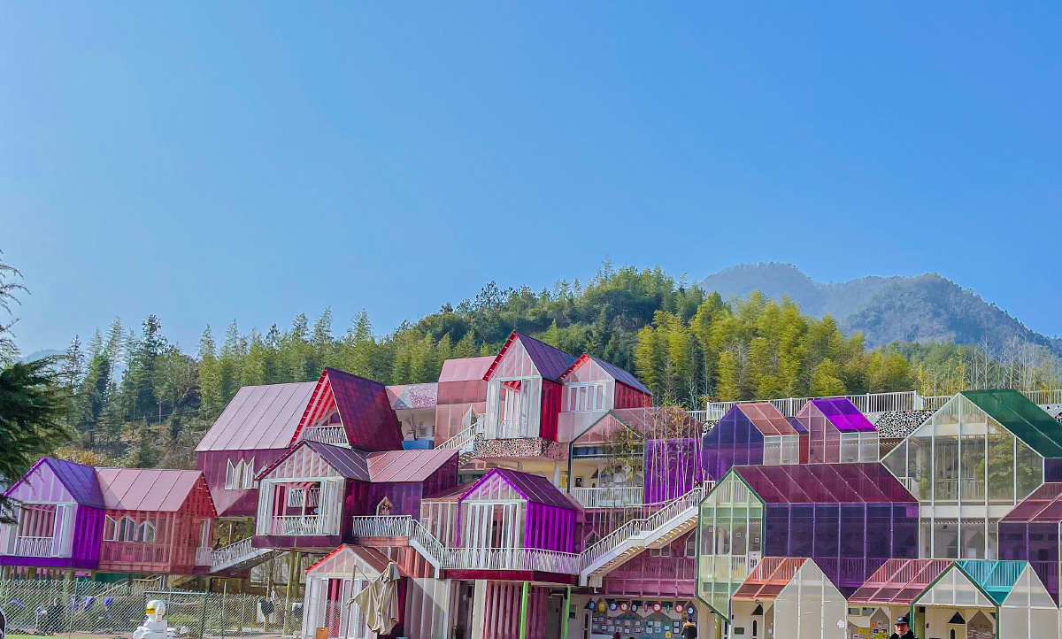 电影《我和我的家乡》取景地之一网红小学浙江省杭州市淳安县富文乡的