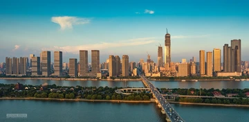 【328】湘江东岸城市风光