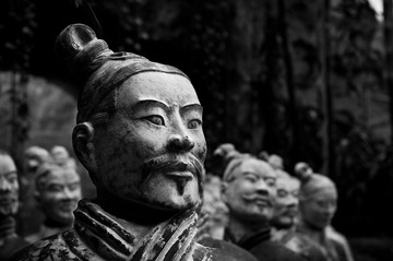 兵马俑黑白4.jpg