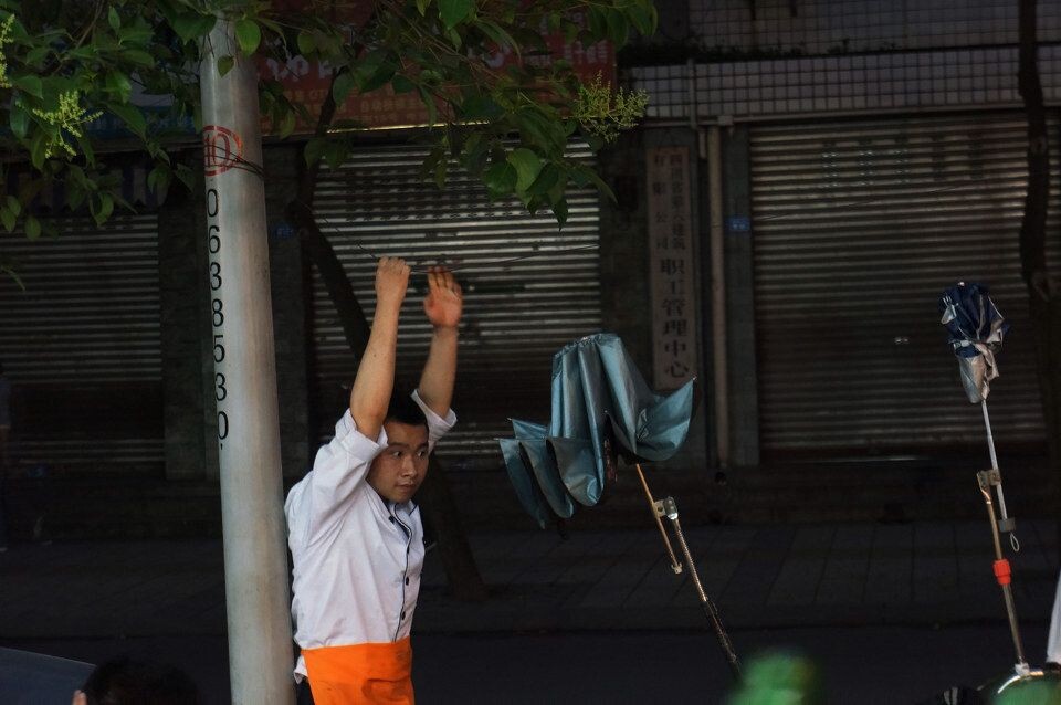 "苍蝇"馆子<br />