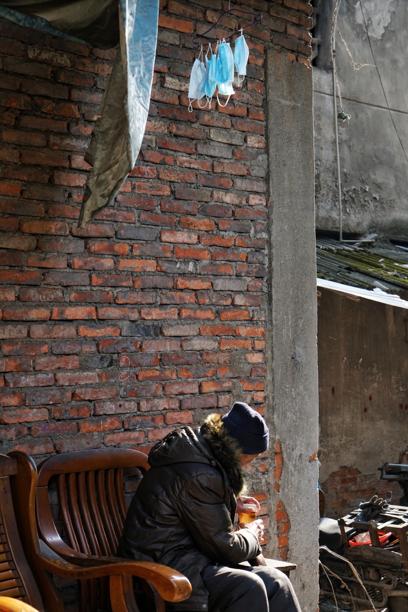 城中村居民的口罩