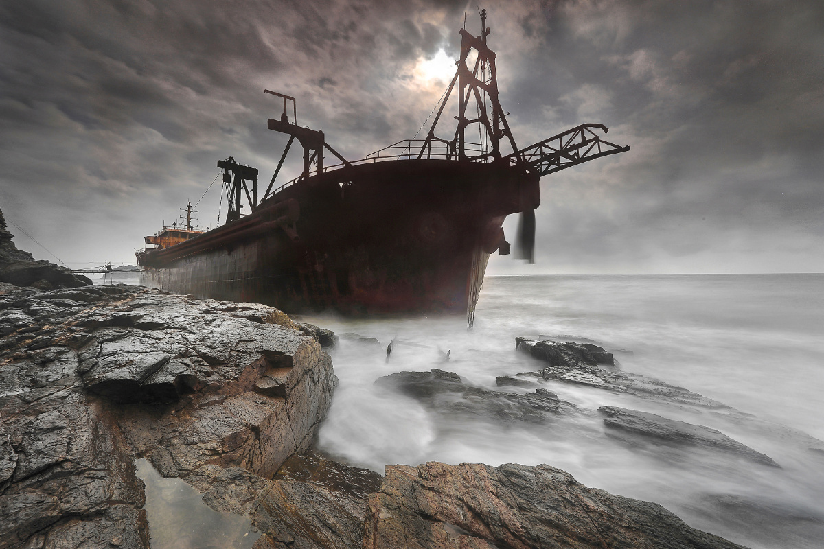 惠东海岸的鬼船