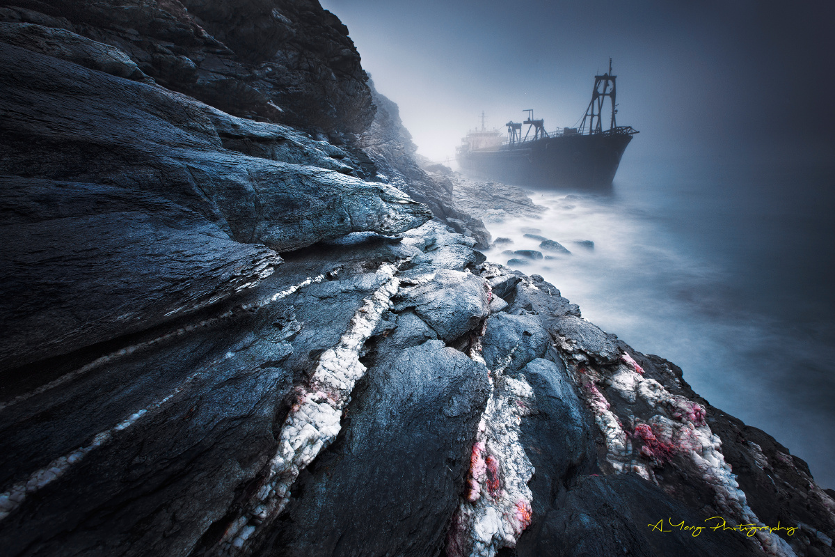 血战神龟岛。 - 风光, 佳能, 广角, 情绪, 长曝光,