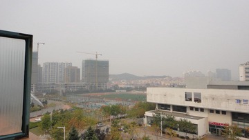 11.12薄雾（青岛市黄岛区中国石油大学.JPG
