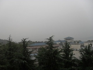 【湖北省武昌区武汉大学】2011-11-07 12：43  天气预报18摄氏度到11度 小雨微风 早晨下雨 中午晦暗 .JPG