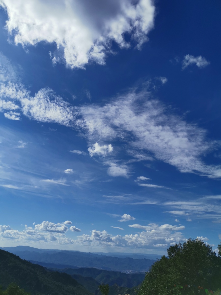 最喜欢的时光就是抬头看天空多美多美